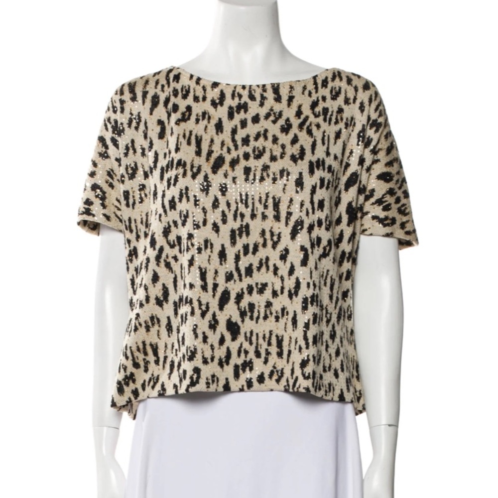 St. John sequin and studded shirt